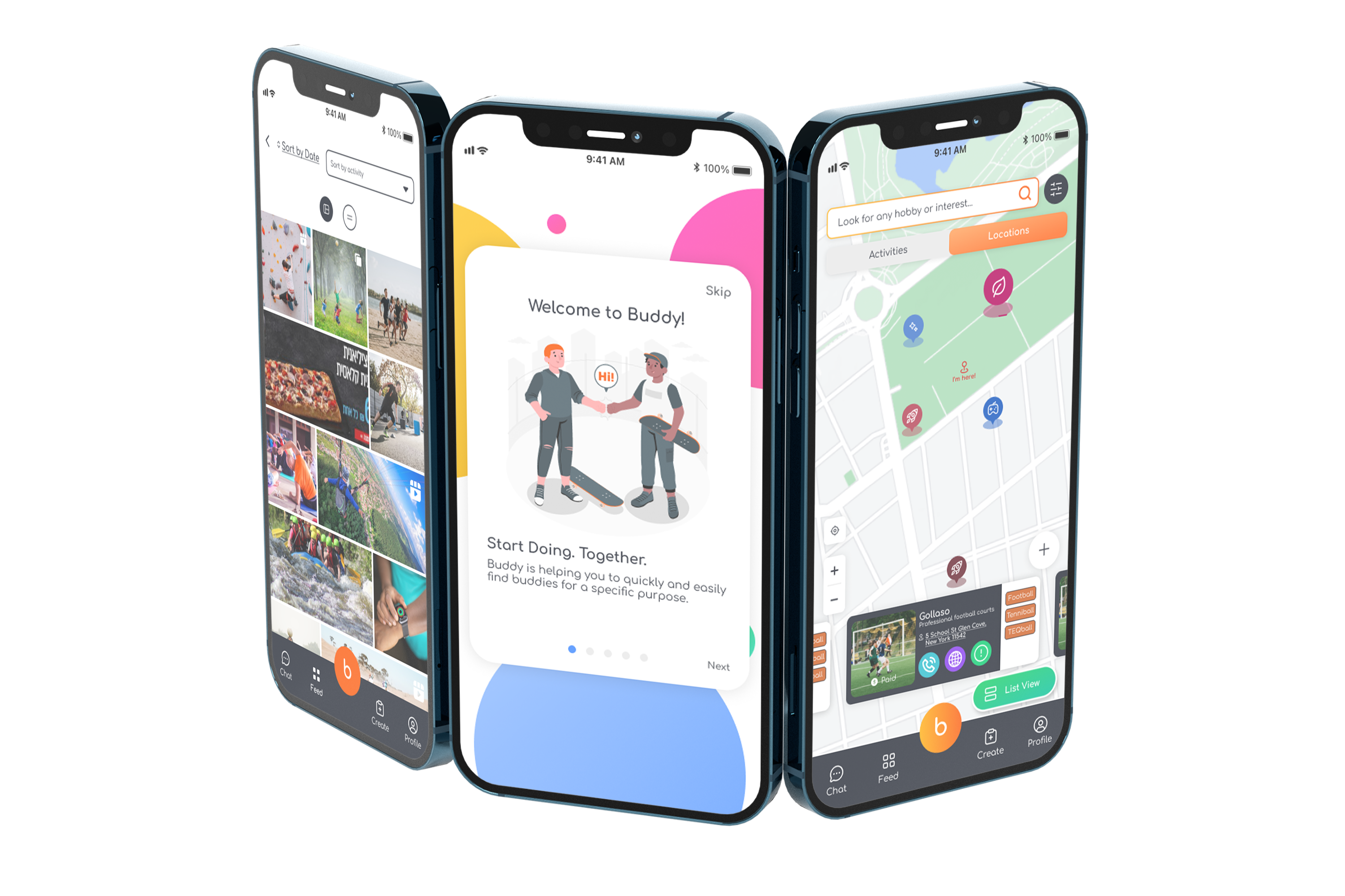 Product design mockup showing results